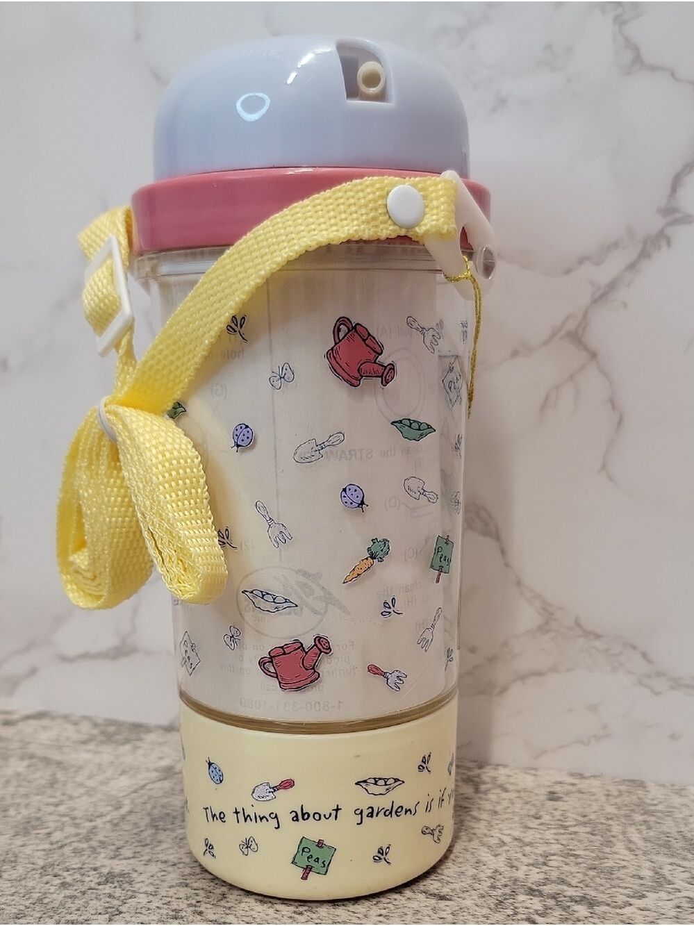 RARE VTG SELANDIA CLASSIC POOH SIP N SNACK CANTEEN W/ STRAW 8" TALL NEW WITH TAG - Picture 4 of 12